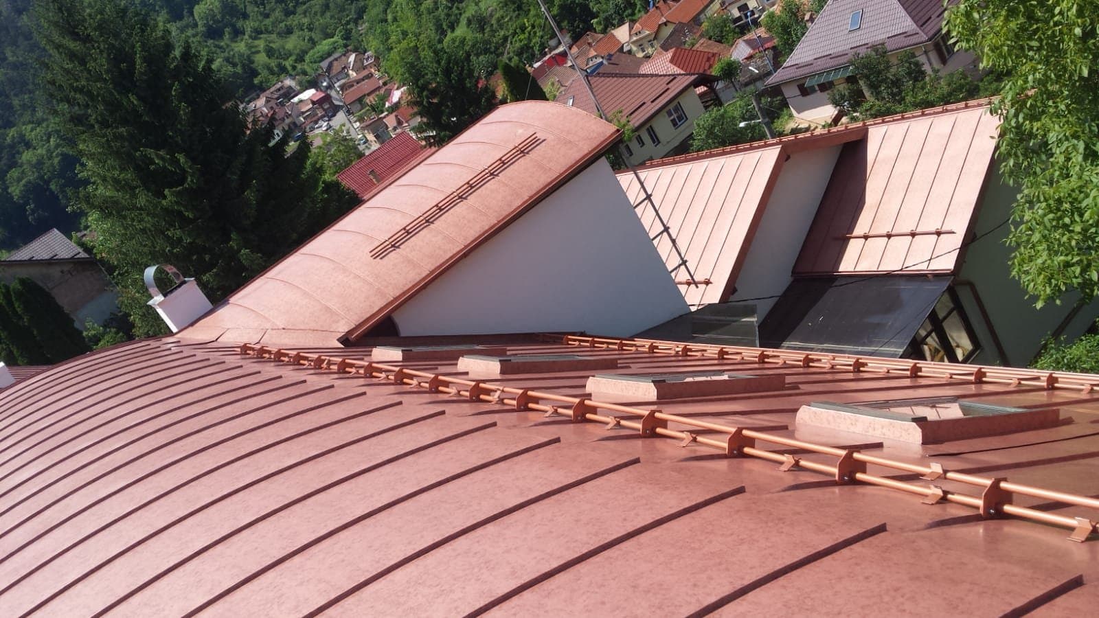 Învelitoare aluminiu prevopsit RAL COPPER